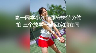 高一同学小刘女厕守株待兔偷拍 三个放学一起回家的女同学尿尿