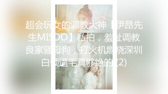 超会玩女的调教大神【伊昂先生MISDO】私拍，羞耻调教良家骚母狗，打火机燃烧深圳白领逼毛真够绝的 (2)