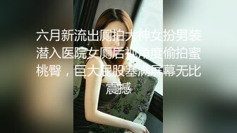 六月新流出厕拍大神女扮男装潜入医院女厕后视角度偷拍蜜桃臀，巨大屁股塞满屏幕无比震撼